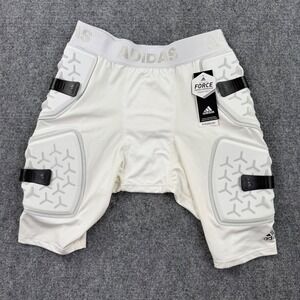 Adidas Alphaskin Force Girdle Large White Padded Compression New Mens